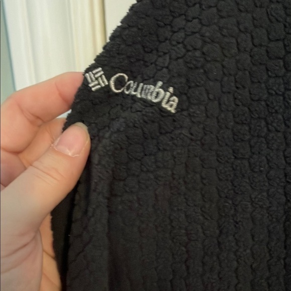 Host Pick! Colombia EUC XL Black and Pink Quarter-Zip Pullover - Picture 5 of 5